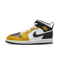 Nike Air Jordan 1 Mid Yellow Ochre (PS) Kids' - (DQ8424-701)