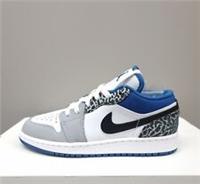 NIKE AIR JORDAN 1 LOW SE (GS) "TRUE BLUE" (DQ2514 140) YOUTH VARIOUS SIZES