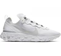 NIKE REACT ELEMENT 55 "PREMIUM WHITE" (BQ6167 101) VARIOUS SIZES