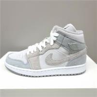 NIKE AIR JORDAN 1 MID SE "GREY FLEECE" (DO7139 002) UNISEX VARIOUS SIZES