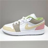 NIKE AIR JORDAN 1 LOW SE (GS) "PASTEL GRIND (DJ0341 100) YOUTH VARIOUS SIZES