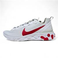 Nike React Element 55 White Red Men's Trainers (BQ6167 102) 90 95 97 98 TN