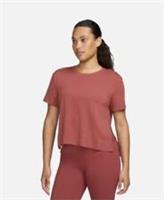 Nike Yoga Dri-Fit Training T-Shirt Womens Short Cut - Deep Red. Size: M £40rrp! - M Regular