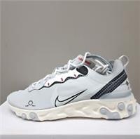 NIKE REACT ELEMENT 55 "PLATINIUM SAIL WHITE" (CU3009 002) TRAINERS VARIOUS SIZES