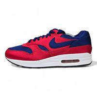 Nike Air Max 1 Satin University Red Deep Royal Blue Trainers (AO1021 600)