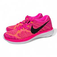 Nike Flyknit Lunar 3 'Pink Blast' Gym Running Trainers (698182 603)