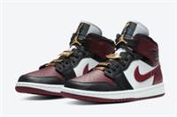 Nike Air Jordan 1 Mid SE 'Gold Pendants Trainers (CZ4385 016)