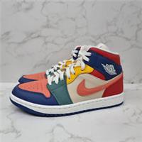 Nike Air Jordan 1 Mid SE Multi-Color Trainers (DN3738 400)