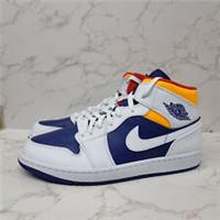 Nike Air Jordan 1 Mid 'Laser Orange' Men's Trainers (554724 131)