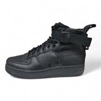 Nike SF Air Force 1 Mid Triple Black Trainers Boots (917753 005)