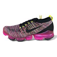 Nike Air VaporMax Flyknit 3 Black Pink Blast Trainers Running Gym (AJ60910 006)