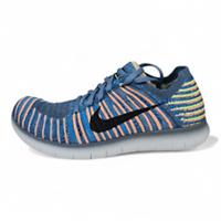 Nike Free RN Flyknit (GS) Ocean Fog/Black/ Gym Running Trainers (834362 403)