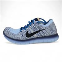 Nike Free RN Flyknit (GS) Blue Running Trainers (834363 400)