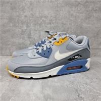 Nike Air Max 90 Wolf Grey Indigo Storm Trainers | (AJ1285 016)