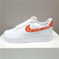 NIKE AIR FORCE 1 '07 ESS "ORANGE PAISLEY" (DJ9942 102) TRAINERS VARIOUS SIZES