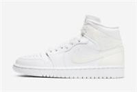 NIKE AIR JORDAN 1 MID "WHITE IVORY" (BQ6472 112) VARIOUS SIZES