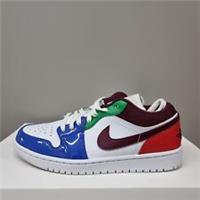 NIKE AIR JORDAN 1 LOW "MULTICOLOR" (DB5455 100) TRAINERS VARIOUS SIZES