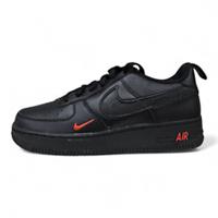Nike Air Force 1 LV8 Low Black Light Crimson Trainers (FB8036 001)