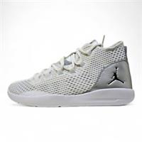 Nike Air Jordan Reveal White Silver Athletic Basketball Trainers ( 834064 100)