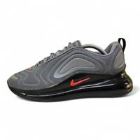 Nike Air Max 720 Cool Grey Bright Crimson Black Trainers (CK0897 001)