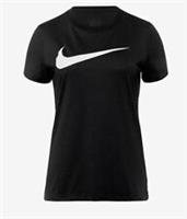 Nike Dri-Fit Short Sleeve Shirt Women's Black New with Tags Uk Small - S Regular