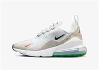 Nike Air Max 270 (GS) "White-George Green" Trainers Casual (DX3063 100)