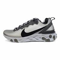 Nike React Element 55 Quilted Grid White Trainers (CI3835 001)