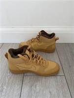 Nike Court Borough Kids Mid Winter GS Boots Sand UK Size 3/3.5 Imperfect