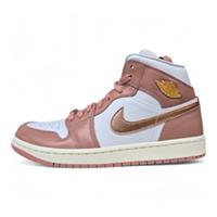 NIKE AIR JORDAN 1 MID "RED STARDUST" TRAINERS (FB9892-670)