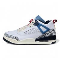 Nike Air Jordan Spizike Low White Elephant Blue Red Trainers HM3712 164