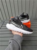 Nike Flex Runner 2 (GS) Black White Slip-On Trainers Shoes Size 5.5 (UK)