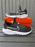Nike Flex Runner 2 (GS) Black White Slip-On Trainers Shoes Size 5 (UK) - OG Box
