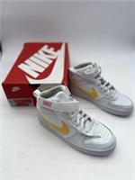Nike Court Borough Mid 2 Summit White Topaz Gold - Rare - Size UK 5.5 EU 38.5