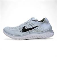 Nike Free RN Flyknit 2018 White Pure Platinum Running Gym Trainers (942839 100)