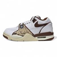 Nike Air Flight '89 Low SP Stussy Pecan Casual Unisex Trainers FD6475 100
