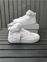 Nike Air Force 1 Mid EasyOn Trainers Triple White Size 3.5 (UK) 4 (US) RRP £85