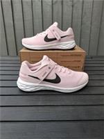 Nike Revolution 6 Flyease NN (GS) Pink Foam Black Trainers Shoes Size 5.5 (UK)