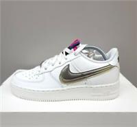 NIKE AIR FORCE 1 LV8 "DOUBLE SWOOSH" (GS) (DH9595 001) TRAINERS VARIOUS SIZES