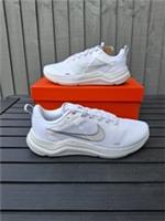 Nike Downshifter 12 White Metallic Silver Running Trainers Size 6 (UK) RRP £65