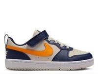 Nike Court Borough Low Recraft GS Trainers. Sizes UK 2 Brand New Blue Yellow