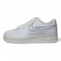 Nike Air Force 1 '07 White Triple Swoosh Casual Unisex Trainers FV0951 100