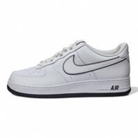 Nike Air Force 1 '07 Low White Black Outline Swoosh Trainers | DV0788 103
