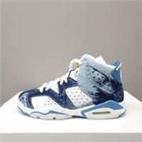 NIKE AIR JORDAN 6 RETRO (GS) "WASHED DENIM" (DM9045 100) TRAINERS VARIOUS SIZES