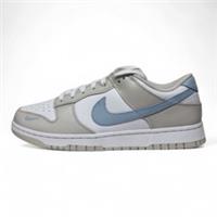 Nike Dunk Low Light Bone Armory Blue Unisex Trainers | HF0023 100