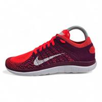 Nike Free Flyknit 4.0 Raspberry Red Gym Running Trainers id | 631050 616