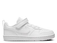 Nike Court Borough Low Recraft KIDS SHOES UK 2.5 New Triple White Strap