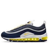Nike Air Max 97 BG 'Dark Blue Opti Yellow Casual Trainers | BQ7551 102