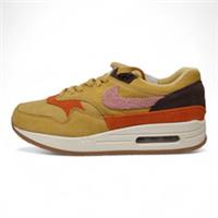 Nike Air Max 1 Crepe Wheat Gold Rust Pink Casual Trainers | CD7861 700
