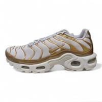Nike TN Air Max Plus White/Gold "Metallic Pack" Casual Trainers | 605112 054