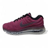 Nike Air Max 2017 'Tea Berry/ Port Wine-Wolf Grey' Running Trainers | 849560 601